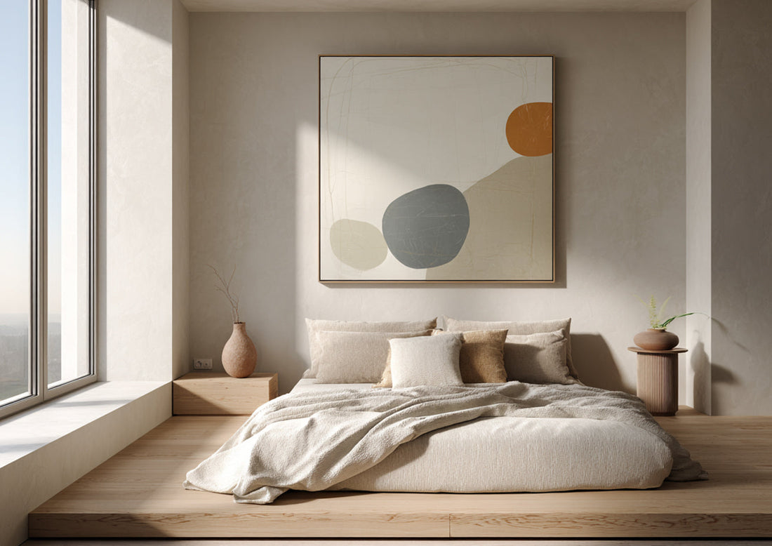 The Art of Calm: 7 Essential Rules for Minimalist Bedroom Wall Art