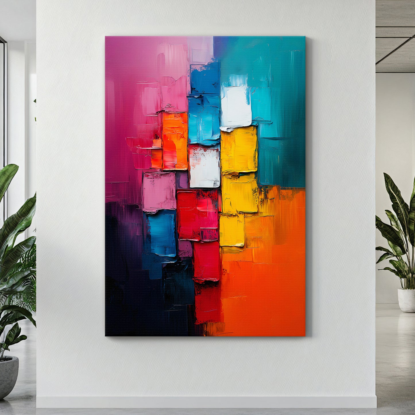 Digital Abstract Art Download – "Chromatic Pulse"