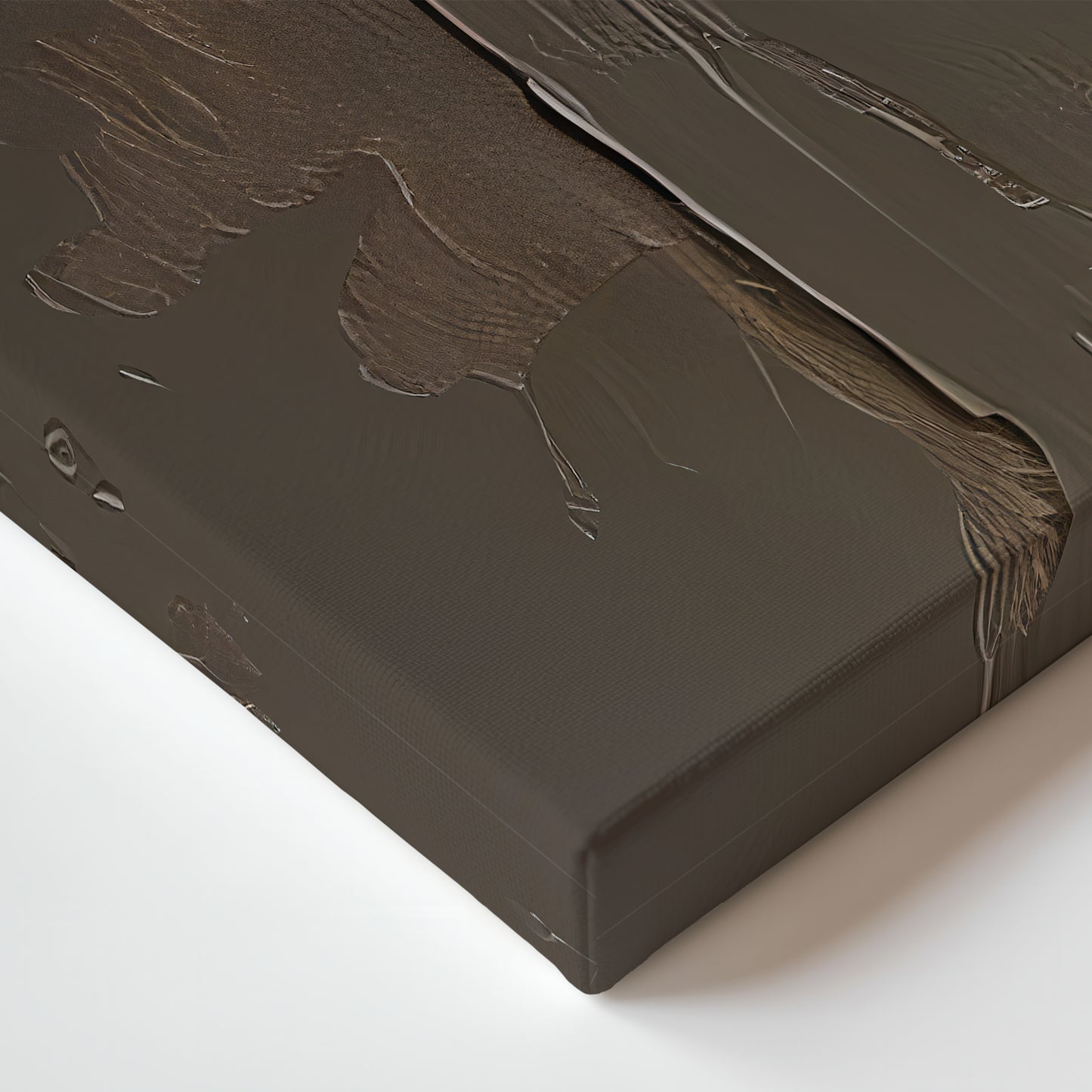 Stretched Canvas Abstract Wall Art – “Faded Terrain”