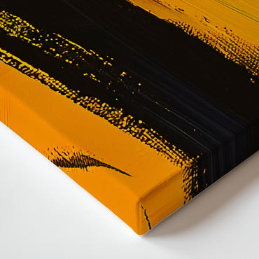 Stretched Canvas Wall Art – "Electric Dissonance" Abstract Print