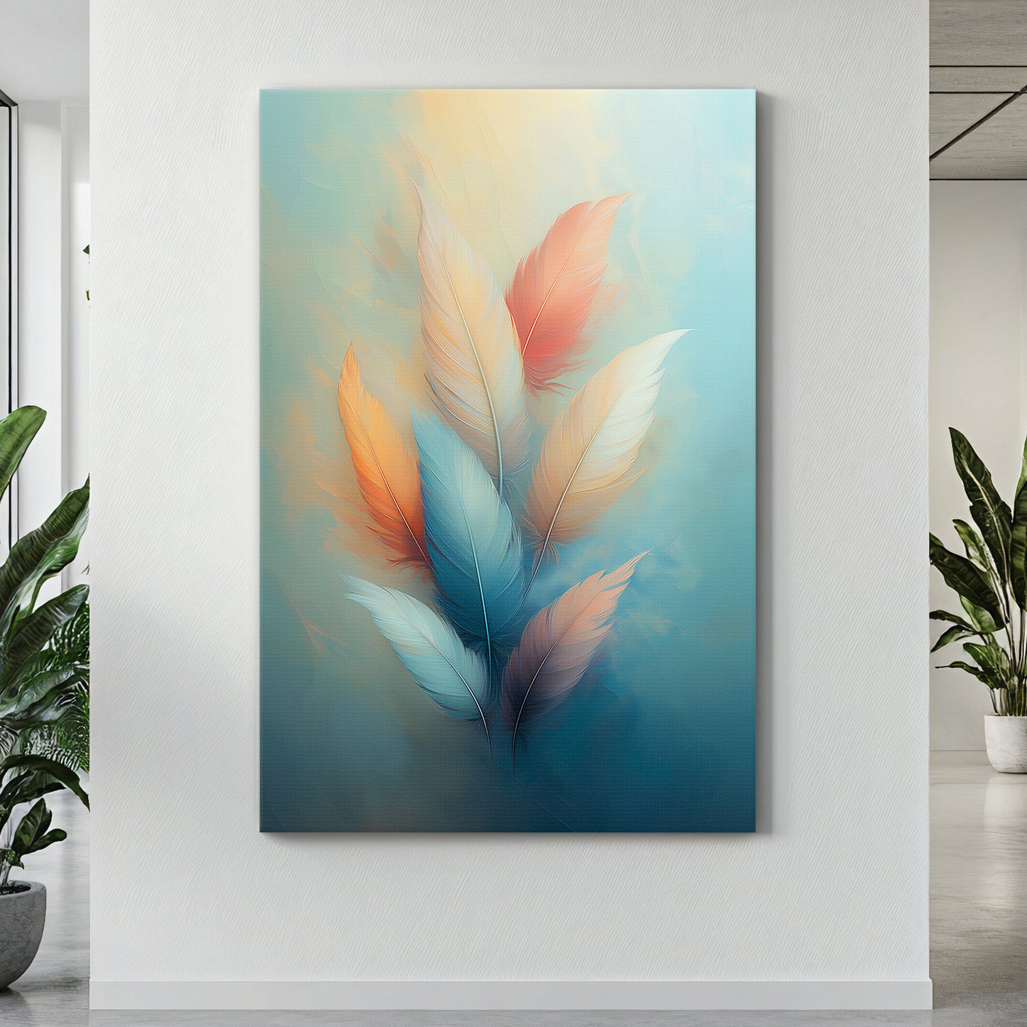 Rolled Canvas Print Wall Art – "Whispers of Light"