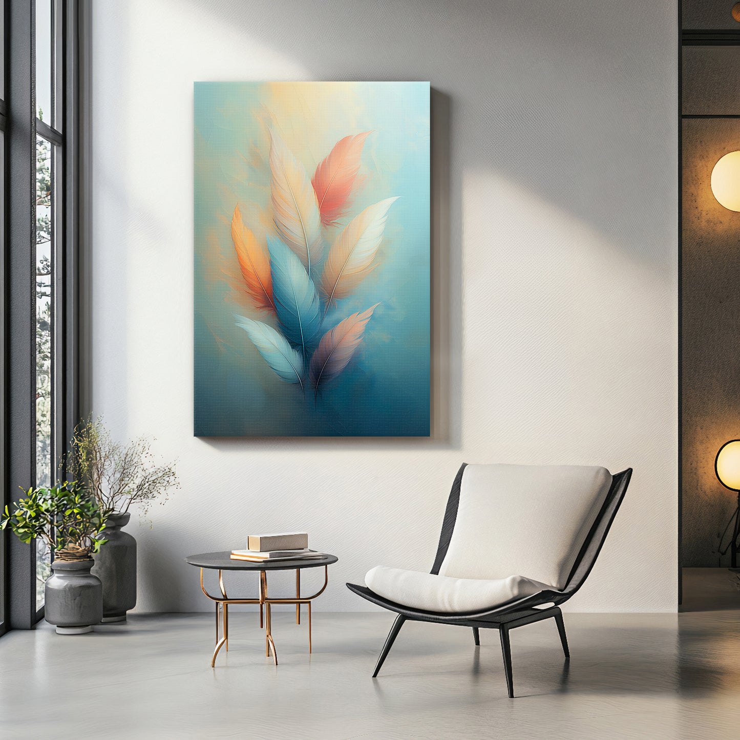 Rolled Canvas Print Wall Art – "Whispers of Light"