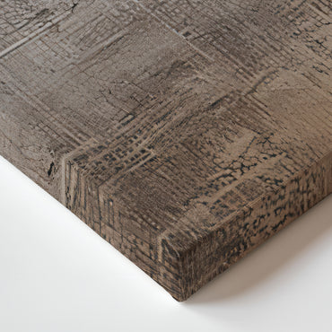 Stretched Canvas Abstract Wall Art – "Structured Silence"