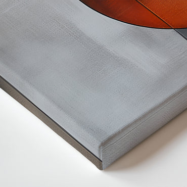 Stretched Canvas Abstract Wall Art – "Curves of Resonance"