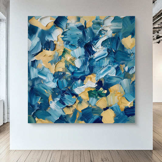 Abstract Art Digital Download - "Impasto Fields"