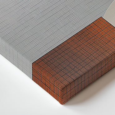 Abstract Wall Art Stretched Canvas Print - "Temporal Shifts"