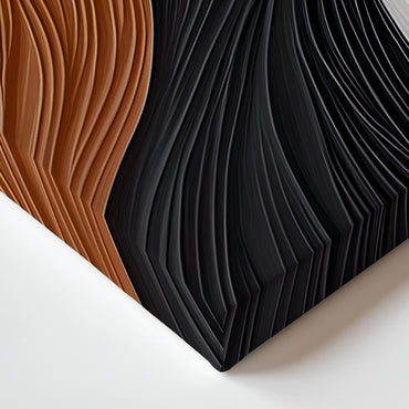 Abstract Wall Art Stretched Canvas - "Silent Harmonies"