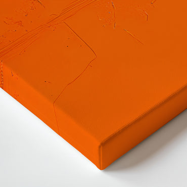 Abstract Wall Art Stretched Canvas Print - "Emergent Silhouette"