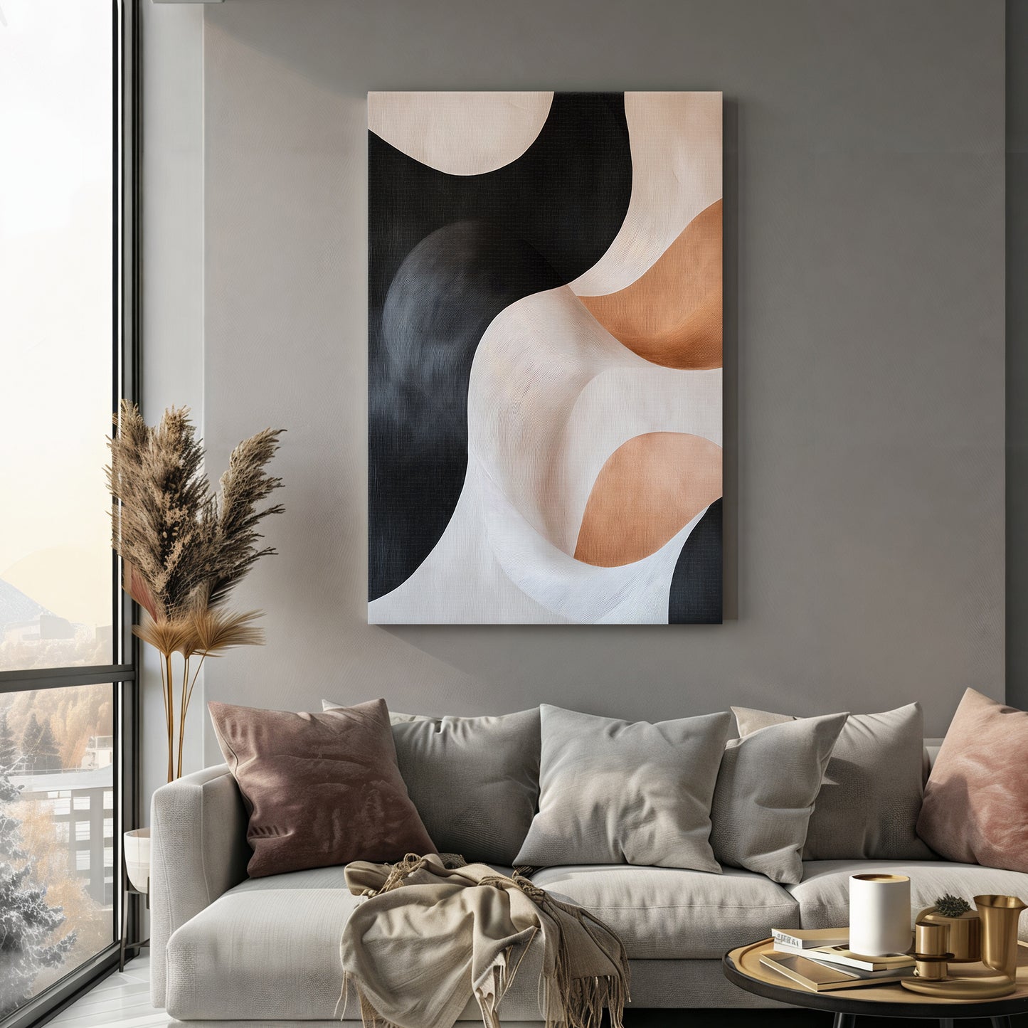 Minimalist Abstract Art Digital Download - "Shifting Sands"