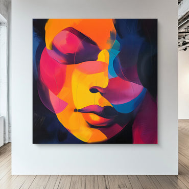 Abstract Portrait Art Digital Download - "Aurora Persona"