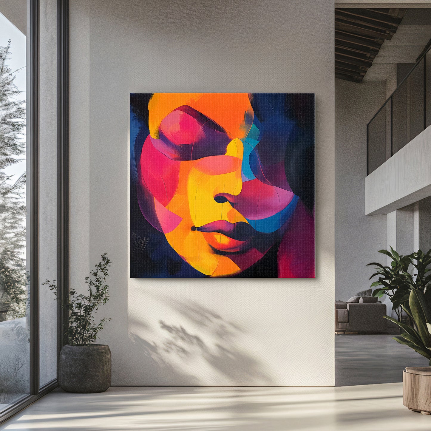 Abstract Portrait Art Digital Download - "Aurora Persona"