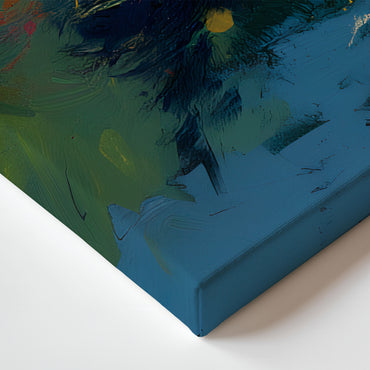 Abstract Wall Art Stretched Canvas Print - "Midday Tempest"