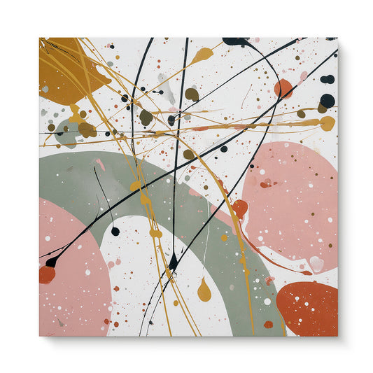 Abstract Wall Art Rolled Canvas - "Chaotic Harmony"