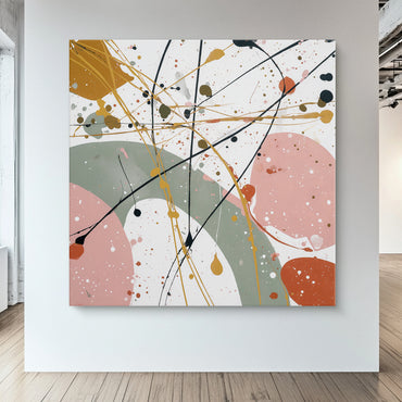 Abstract Wall Art Rolled Canvas - "Chaotic Harmony"