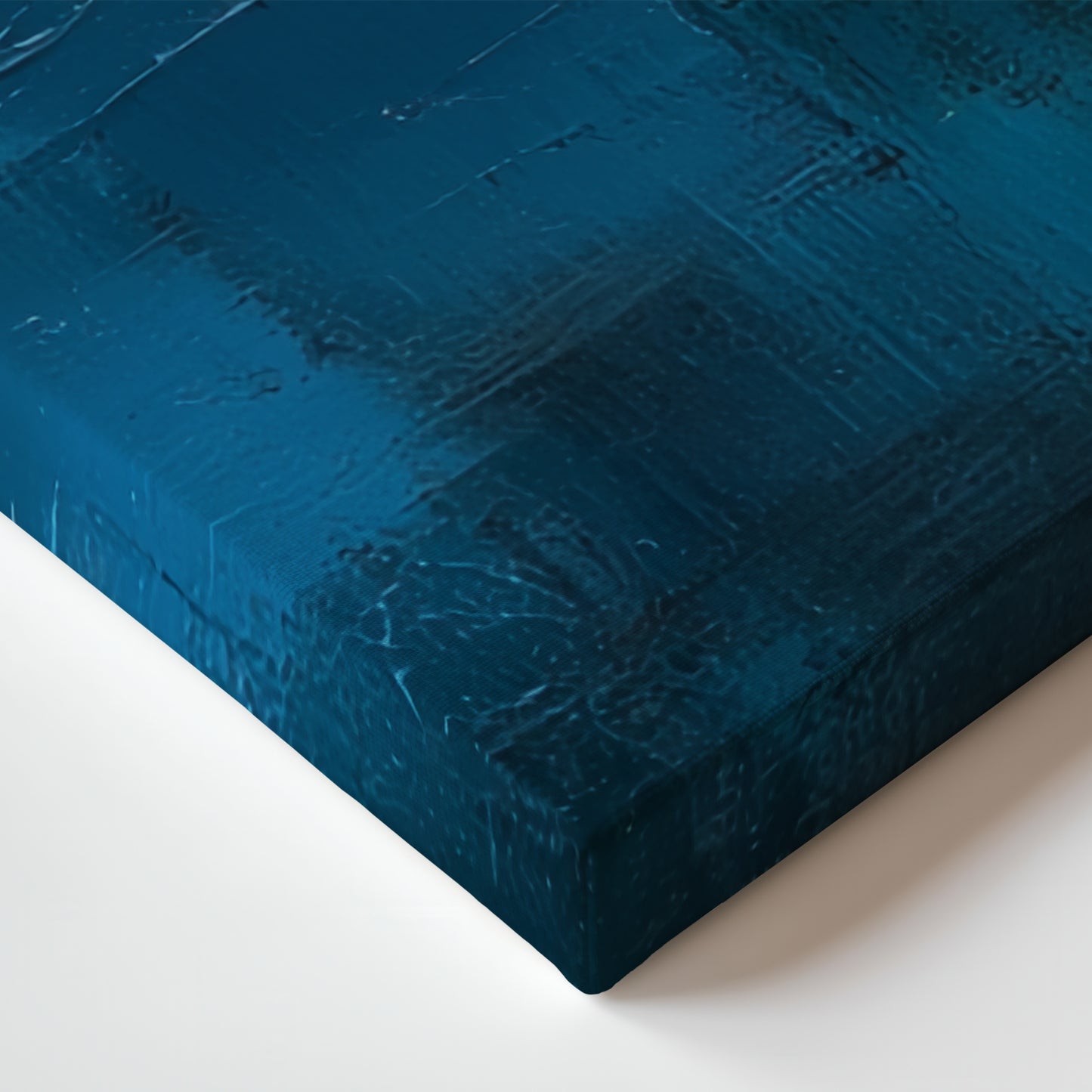 Abstract Wall Art Stretched Canvas Print - "Harbor Lights"