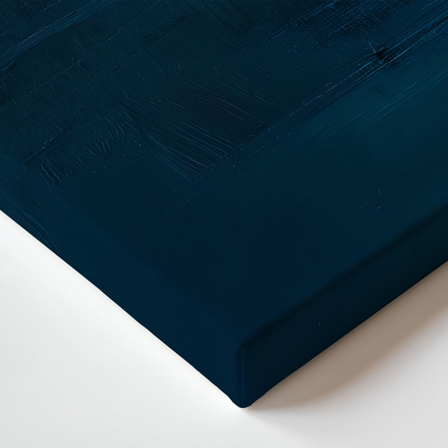 Abstract Wall Art Stretched Canvas Print - "Midnight Tide"