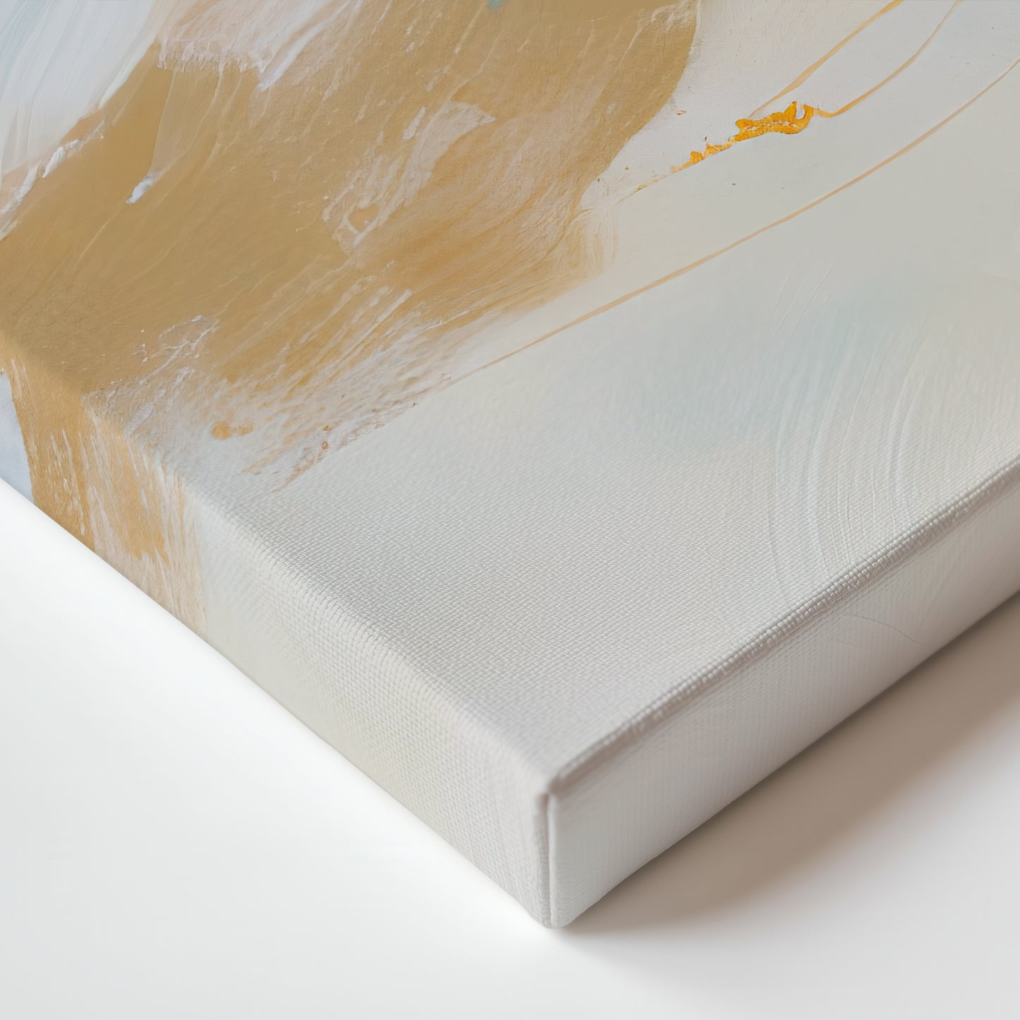 Abstract Wall Art Stretched Canvas Print - "Elemental Flow"