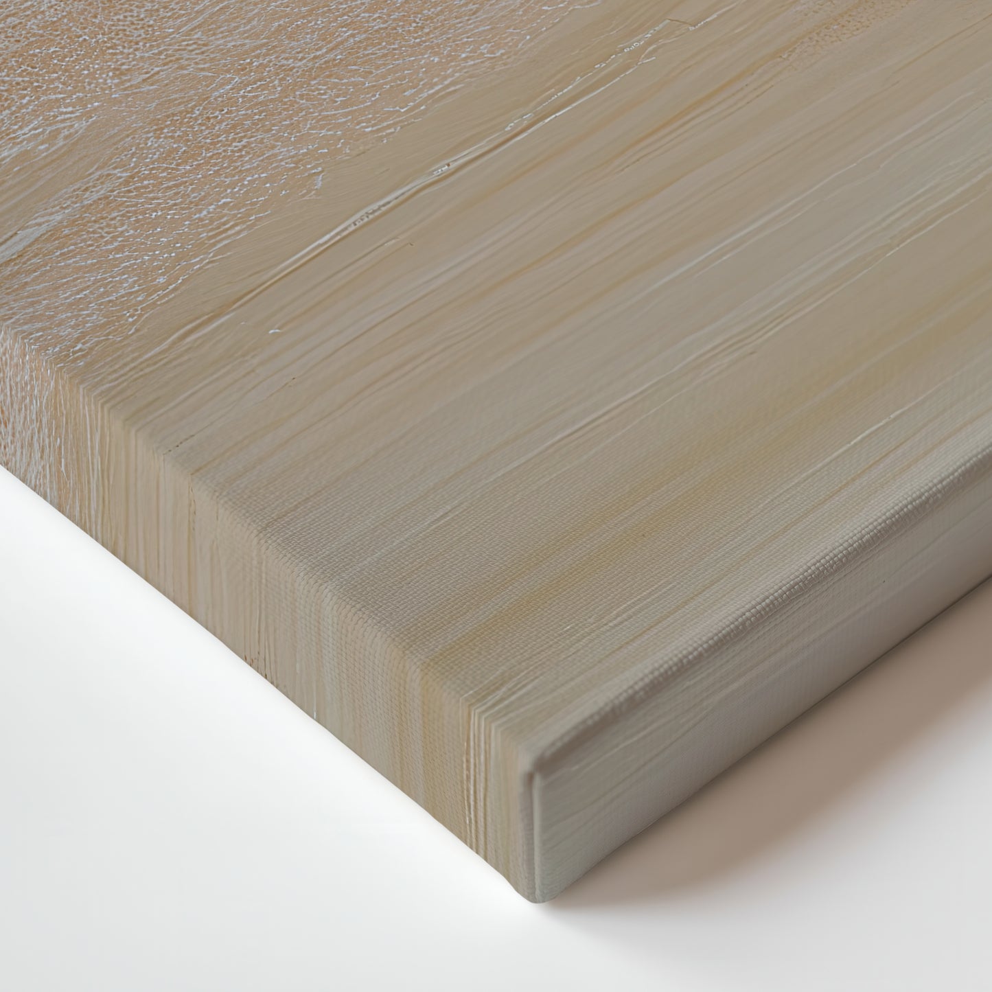 Abstract Minimalist Wall Art Stretched Canvas Print - "Silent Sands"