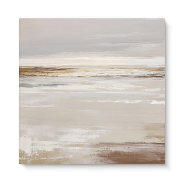 Abstract Minimalist Wall Art Stretched Canvas Print - "Desert Calm"