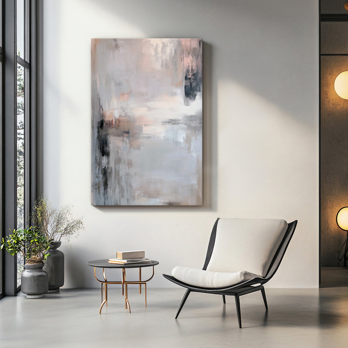 Abstract Digital Download Modern Wall Art - "Soft Horizon"