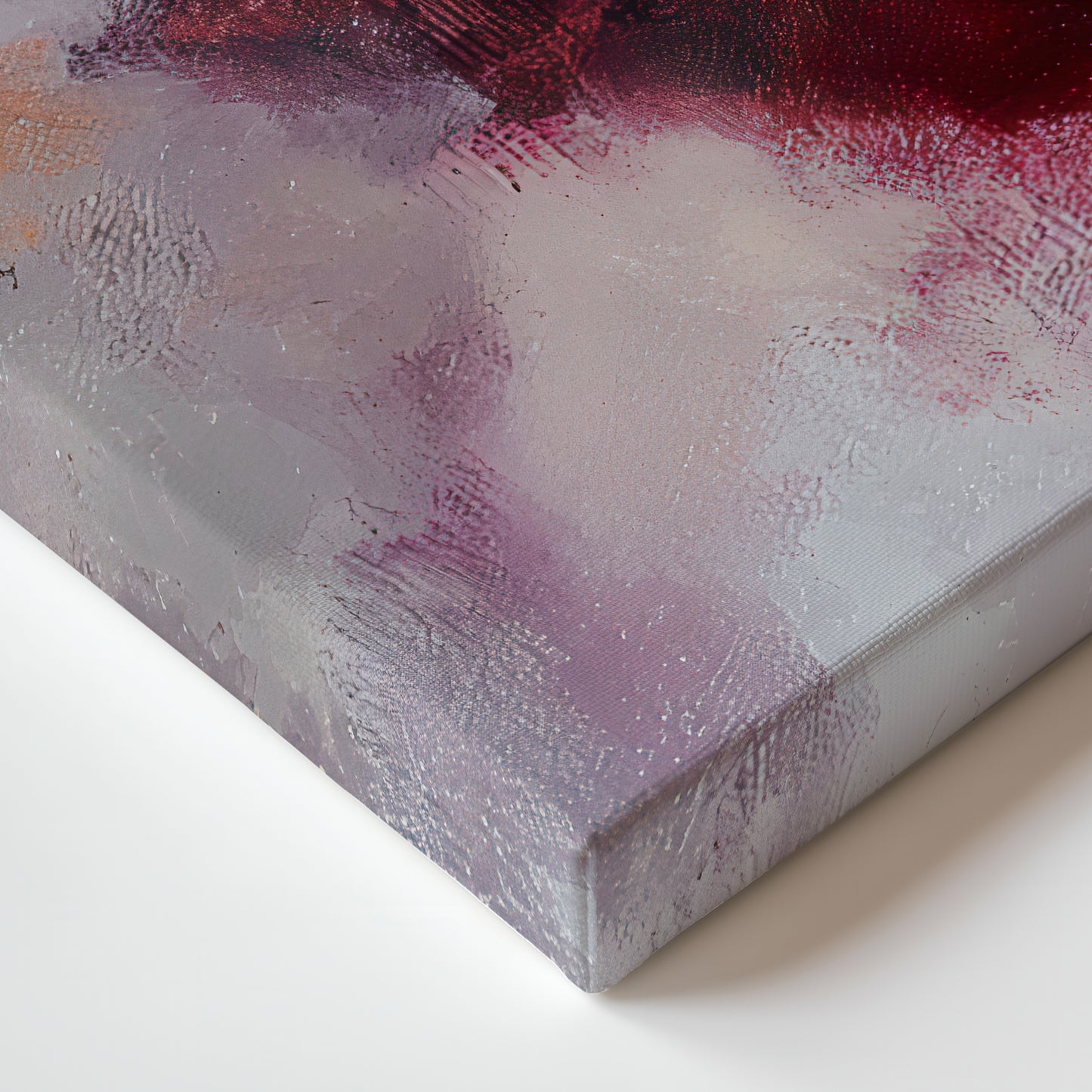 Abstract Luxury Stretched Canvas Wall Art - "Berry Nebula"