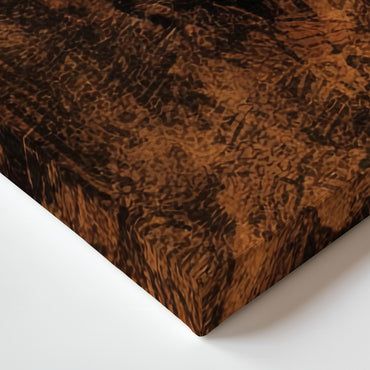 African Inspired Abstract Wall Art Stretched Canvas - "Terra Aether"