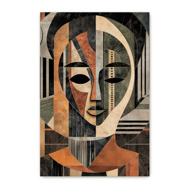 Abstract Face Wall Art Digital Download – "Faces of Heritage"