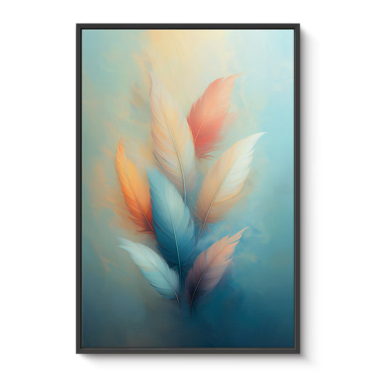 Framed Canvas Wall Art – "Whispers of Light"