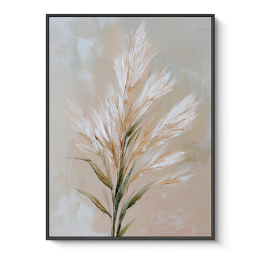 Botanical Framed Canvas Wall Art – Still Meadow
