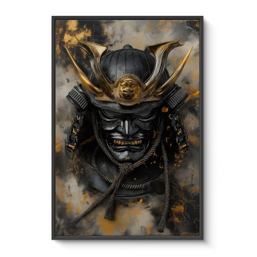 Asian Inspired Samurai Warrior Framed Canvas Print - "Kage"
