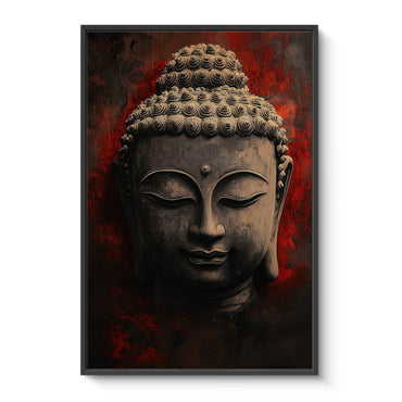 Buddha Wall Art Framed Canvas Print - "Eternal Calm"