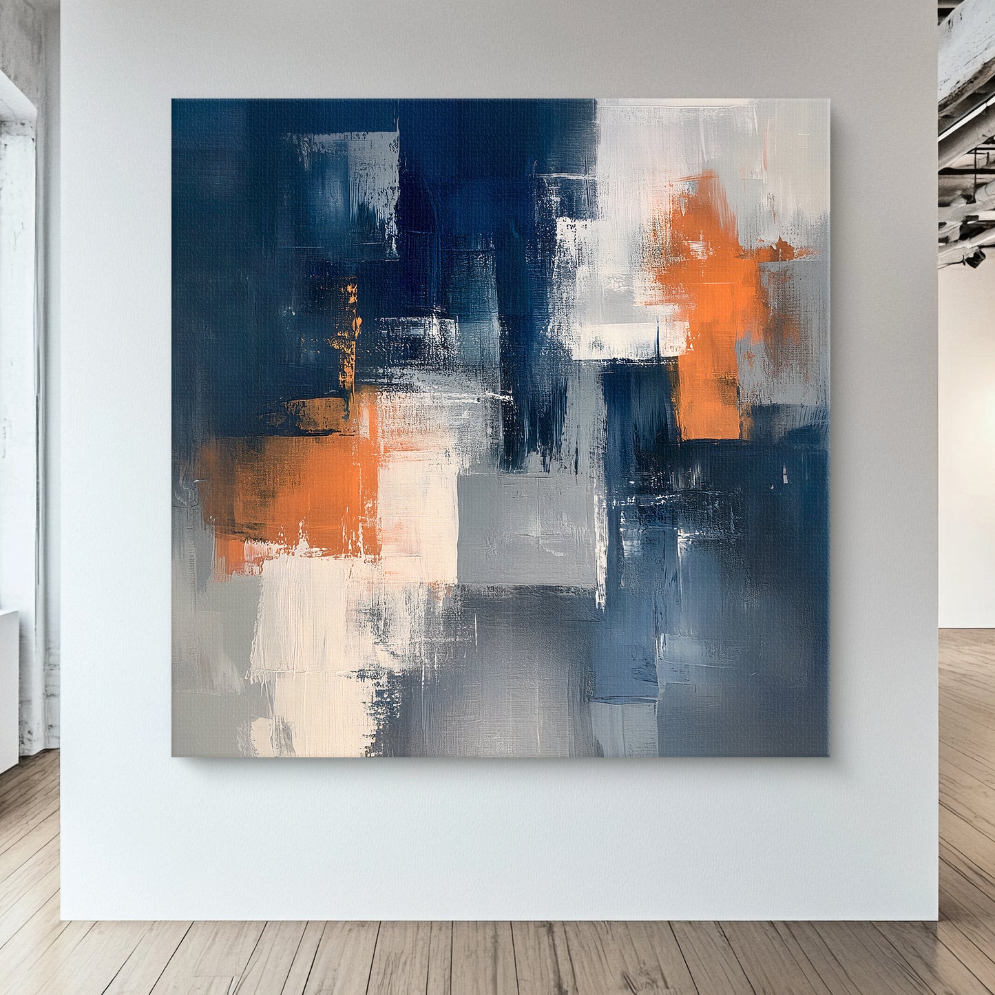 Digital Download Abstract Wall Art – “Concrete Ember”