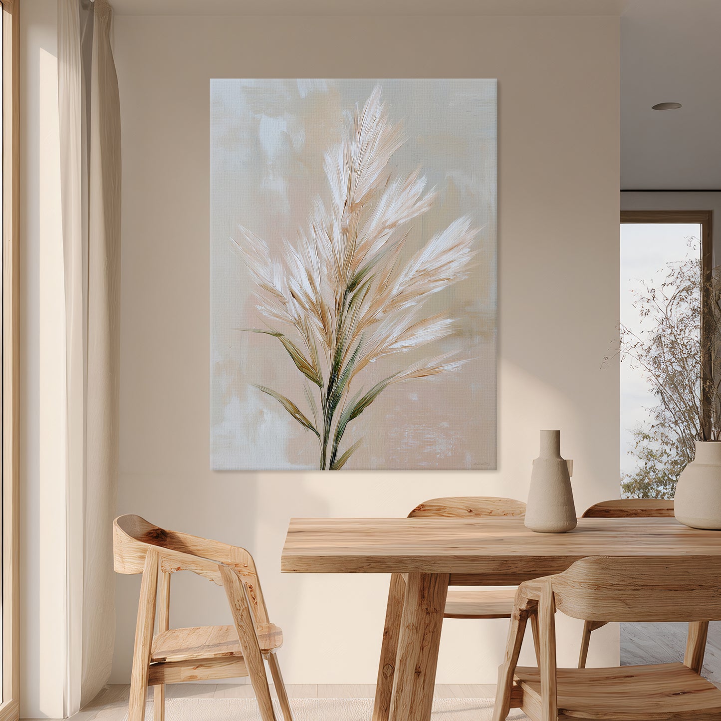 Botanical Stretched Canvas Wall Art – Still Meadow