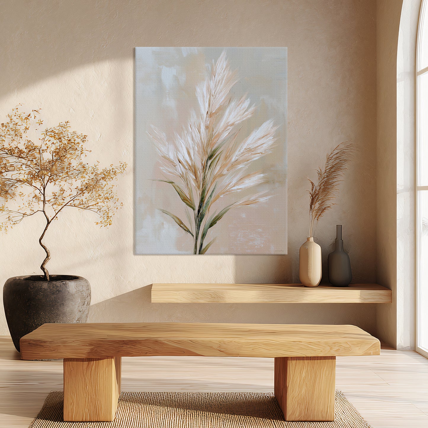 Botanical Rolled Canvas Wall Art Print – Still Meadow