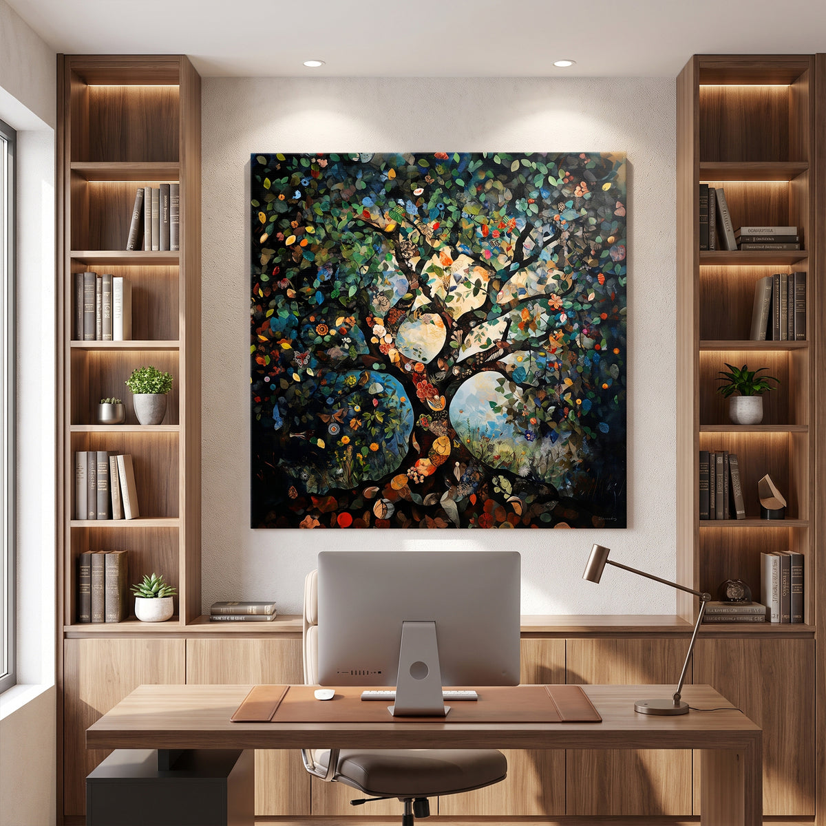 Tree of Life Rolled Canvas Wall Art – The Living Tree