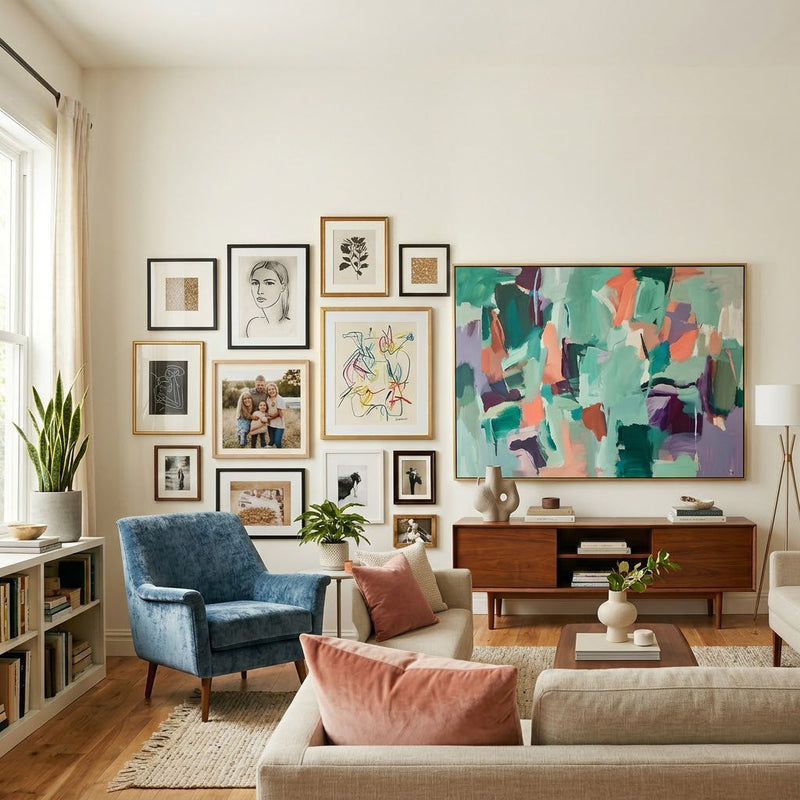 Large Statement Art vs Gallery Walls Which Should You Choose