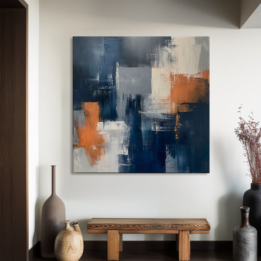 Digital Download Abstract Wall Art – “Concrete Ember”