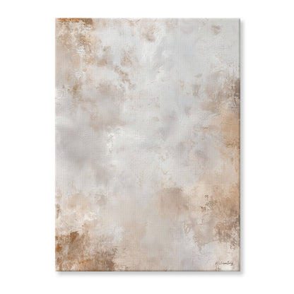 Abstract Rolled Canvas Wall Art – Golden Mist