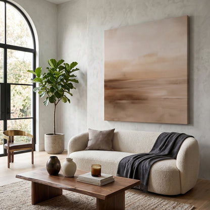 Abstract Rolled Canvas Wall Art – Desert Reverie