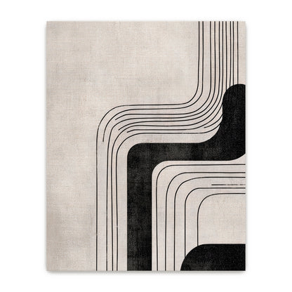 Abstract Rolled Canvas Wall Art Set of 2 – Parallel Motion