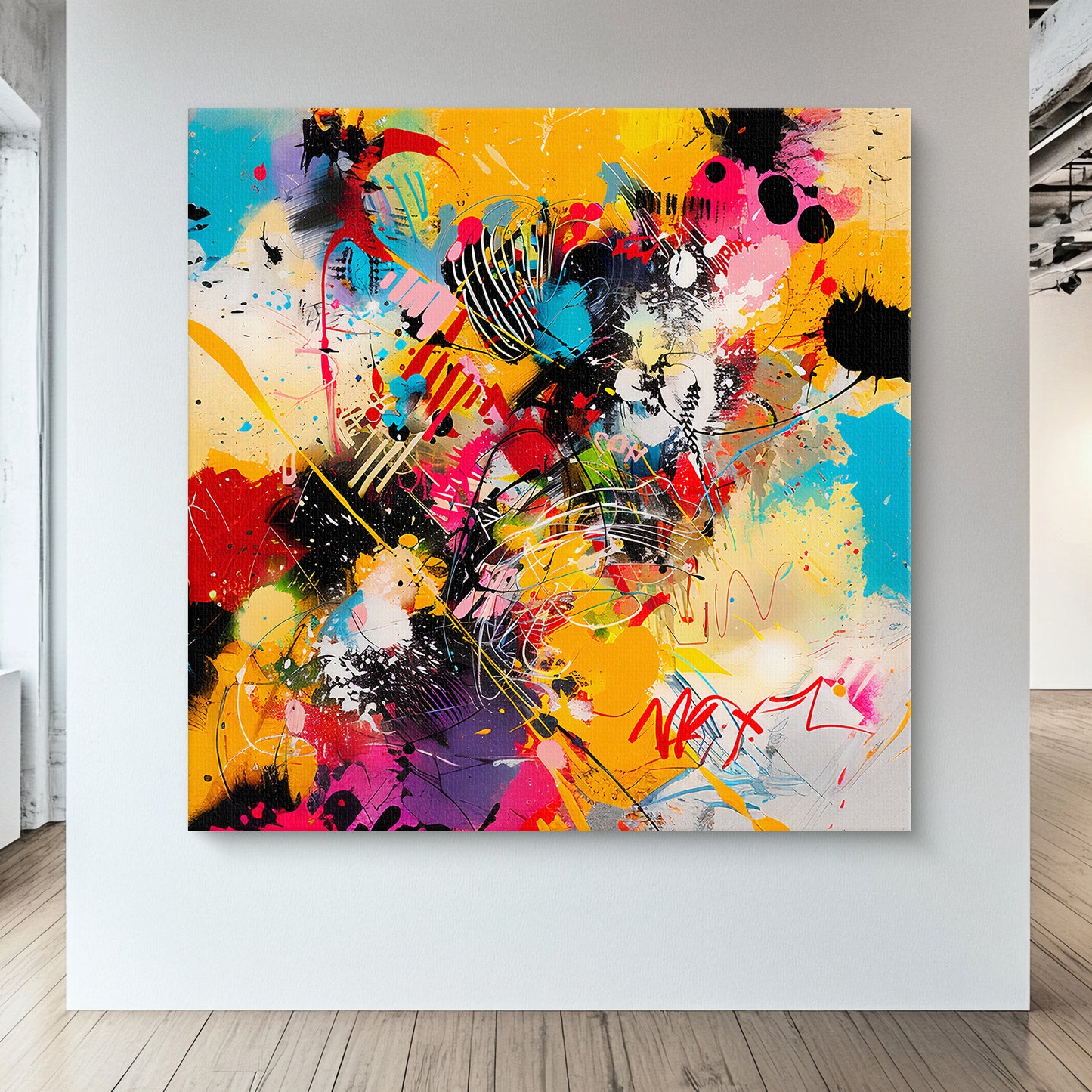 Digital Download Abstract Wall Art – “Color Riot”