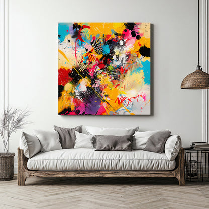 Digital Download Abstract Wall Art – “Color Riot”