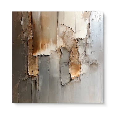 Rolled Canvas Abstract Wall Art – “Faded Terrain”