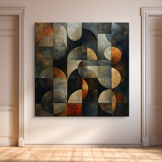 Digital Download Abstract Wall Art – “Echo Grid”