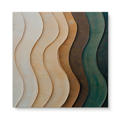 Stretched Canvas Wall Art – "Elemental Drift"