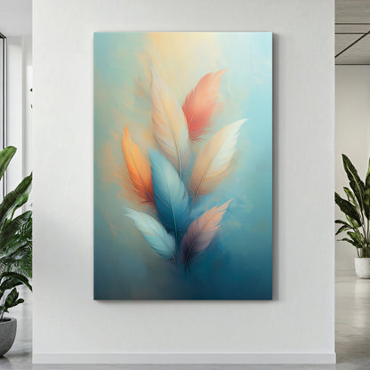 Stretched Canvas Wall Art – "Whispers of Light"