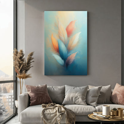 Stretched Canvas Wall Art – "Whispers of Light"