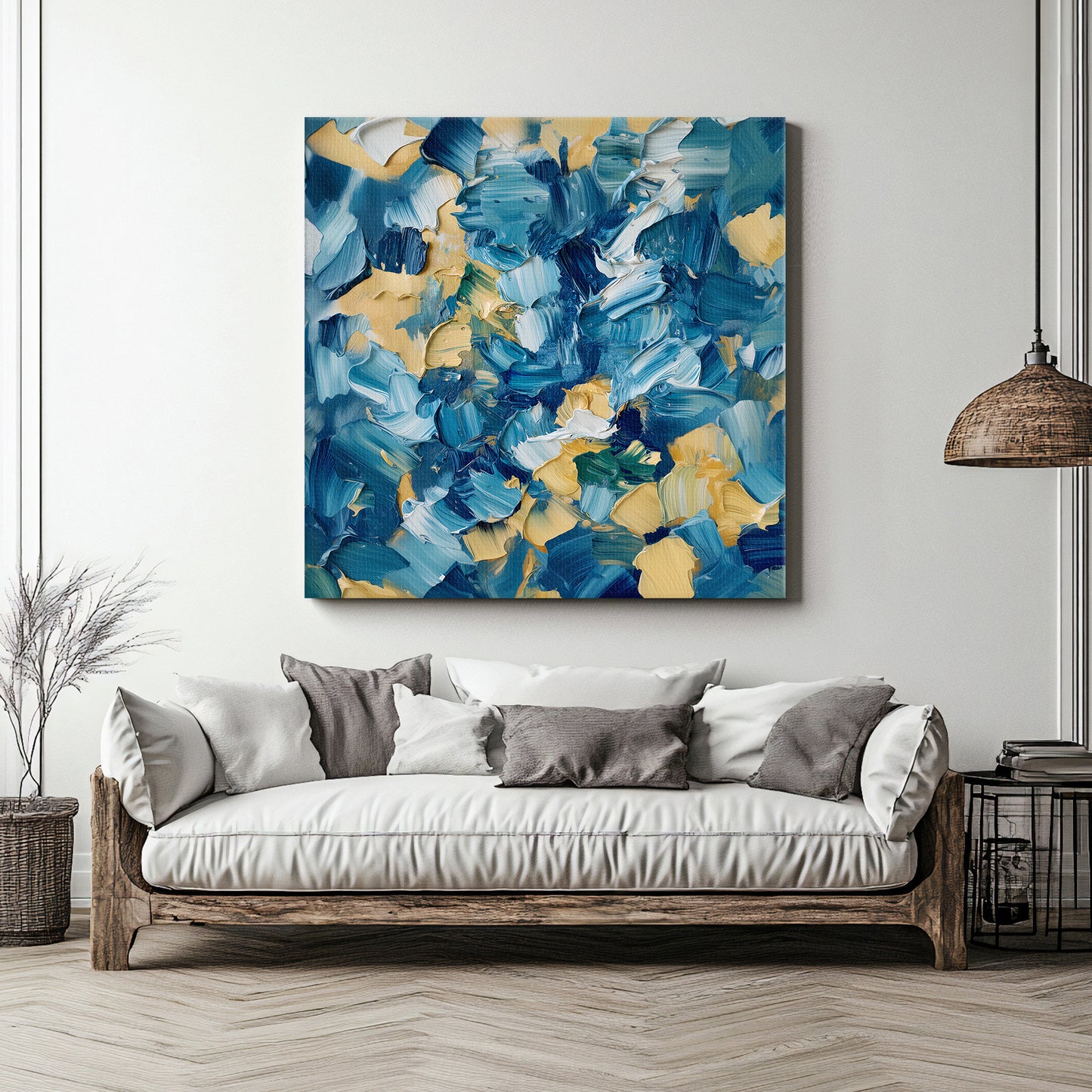 Abstract Art Digital Download - "Impasto Fields"