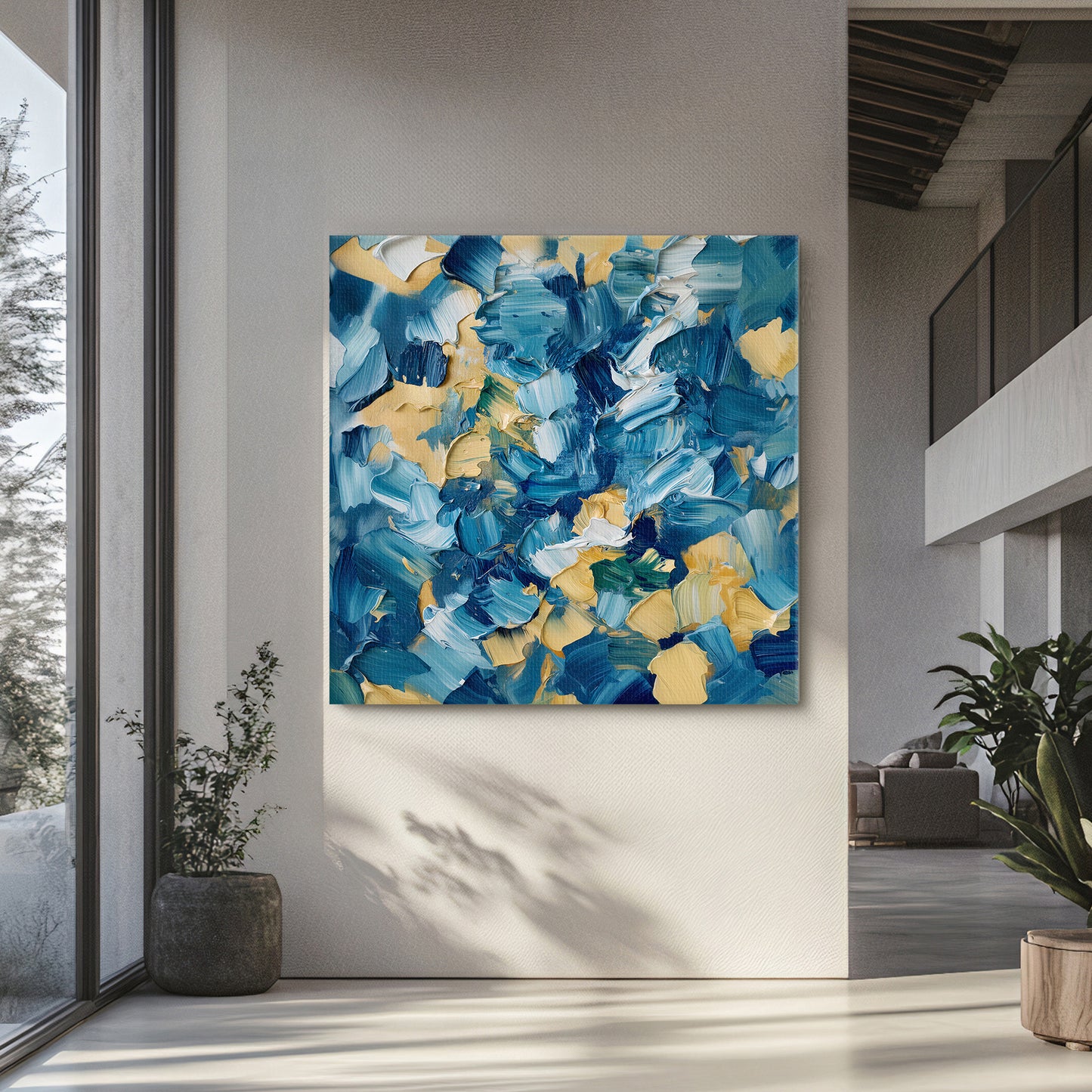 Abstract Art Digital Download - "Impasto Fields"