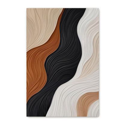 Abstract Wall Art Rolled Canvas - "Silent Harmonies"